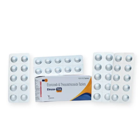 ETROZOR-TH4, Etoricoxib 60mg + Thiocolchicoside 4mg Tablets