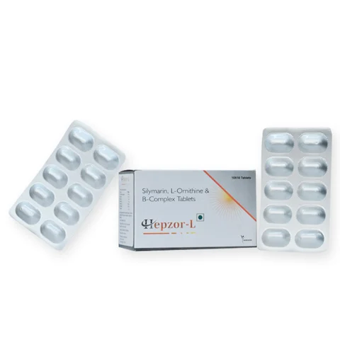 HEPZOR-L, Silymarin + L-Ornithine L-Asparate + B-Complex Tablet