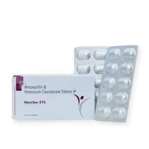 Norclav-375, Amoxicillin250mg + Potassium Clavulanate 125mg Tablet