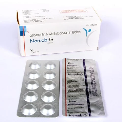 Norcob-G, Mecobalamin 500mcg + Gabapentin 300mg Tablet