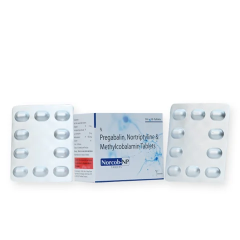 Norcob-NP, Pregabalin(sr) + Nortriptyline + Methylcobalamin Tablets