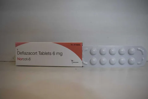 Norcot-6 Tab, Deflazacort 6mg Tablet