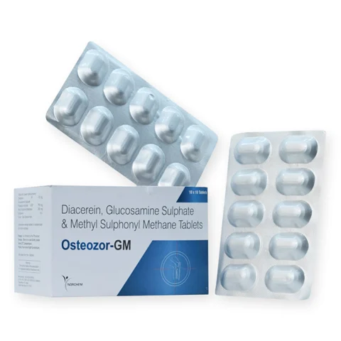 Osteozor-GM, Diacerin 50mg+ Glucosamine750mg+MSM 250mg Tablet (IN DRUG )