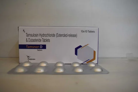 Tamsnor-D, Tamsulosin Hydrochloride 0.4 mg (Extended-release) + Dutasteride 0.5 mg Tablets