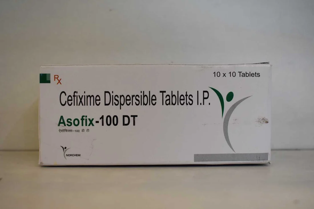 Asofix-100 DT, Cefixime 100mg Dispersible Tablet (UNDER DPCO)