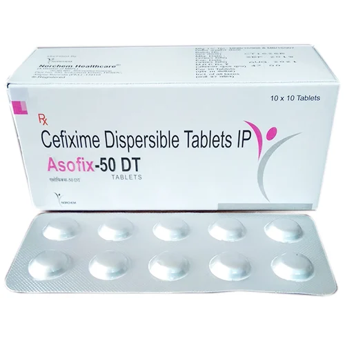 Asofix-50 DT, Cefixime 50mg Dispersible Tablets