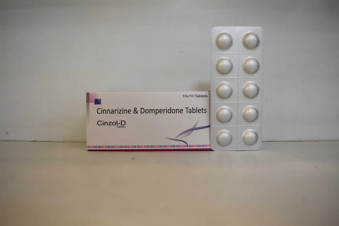 Cinzol-D, Cinnarizine 20mg + Domperidone 15mg Tablet, manufactured by Norchem Healthcare