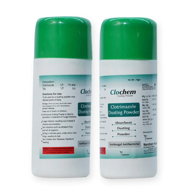 CLOCHEM, Clotrimazole 1% Dusting Powder, manufactured by Norchem Healthcare