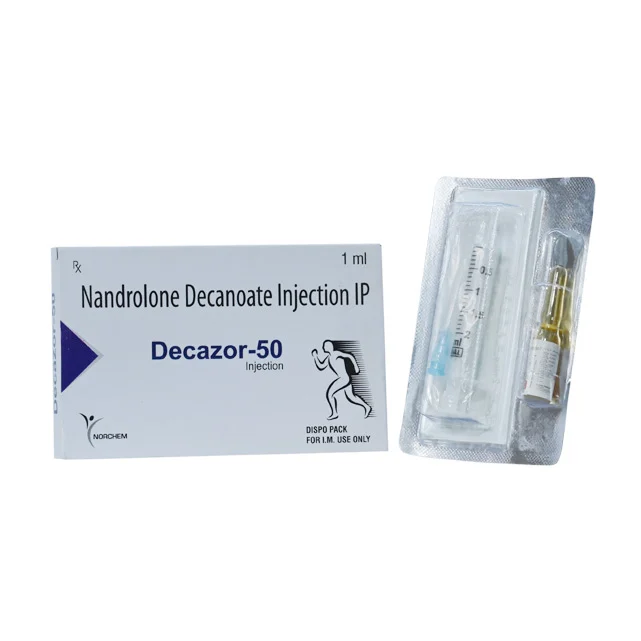 Decazor-50, Nandrolone Decanoate 50mg Injection (Blister Packing), manufactured by Norchem Healthcare
