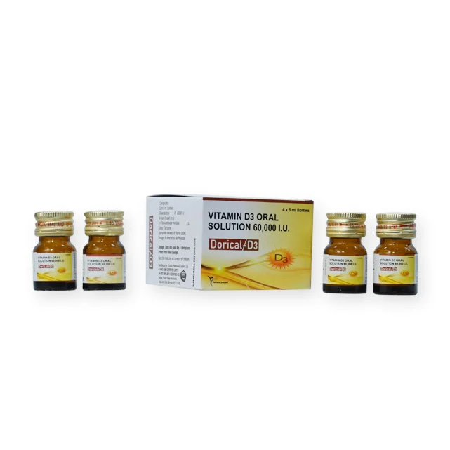 DORICAL D3, Vitamin D3-400i.u Drops With Monocarton, manufactured by Norchem Healthcare