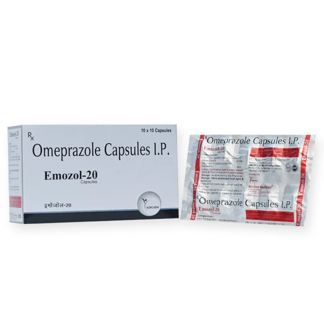Emozol-20, Omeprazole 20mg. Capsule (UNDER DPCO)