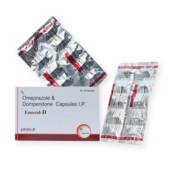 Emozol -D, Omeprazole 20mg + Domperidone 10mg Capsule (UNDER DPCO)