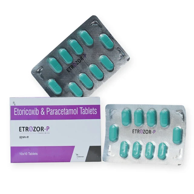 Etrozor-P, Etoricoxib 60mg + Paracetamol 325mg Tablet, manufactured by Norchem Healthcare