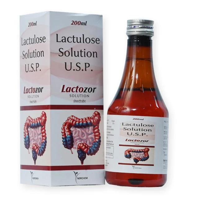 Lactozor, Lactulose 10gm syrup With Monocarton, manufactured by Norchem Healthcare