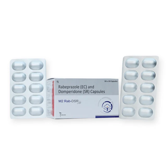 M2Rab-DSR, Rabeprazole 20 mg + Domperidone 30mg SR Capsule, manufactured by Norchem Healthcare