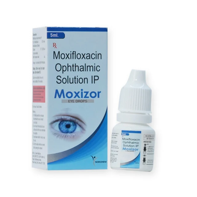 MOXIZOR, Moxifloxacin0.5% Eye Drop, manufactured by Norchem Healthcare