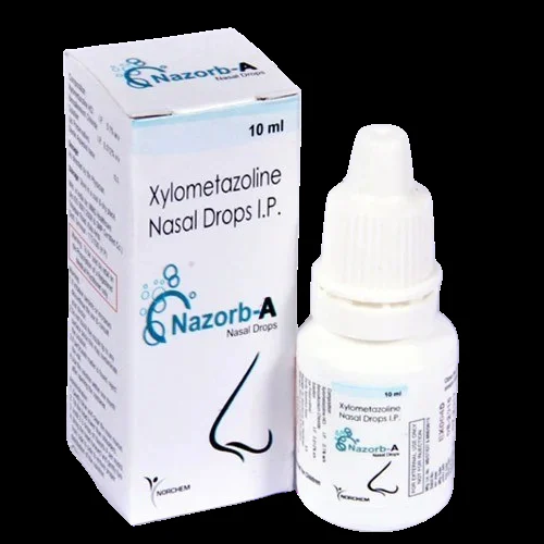 Nazorb-A, Xylometazoline 0.1% Nasal Drops, manufactured by Norchem Healthcare
