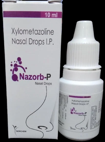 Nazorb-P, Xylometazoline 0.05% Nasal Drops, manufactured by Norchem Healthcare