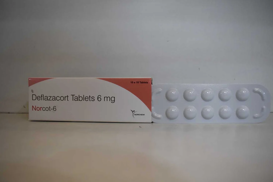 Norcot-6 Tab, Deflazacort 6mg Tablet