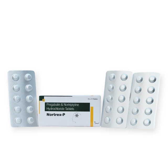 NORTREX-P, Nortriptyline 10mg + Pregabalin 75mg Tablet