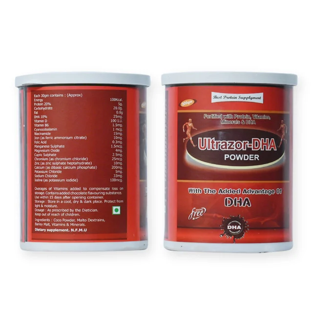 Ultrazor-DHA, Protein Powder With DHA (Chocolate Flavour)