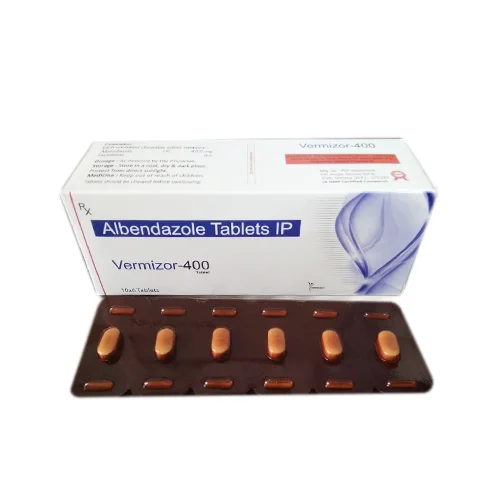 Vermizor-400, Albendazole 400mg Tablet (UNDER DPCO), manufactured by Norchem Healthcare