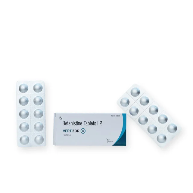 Vertizor-8, Betahistine Hcl 8mg Tablet, manufactured by Norchem Healthcare
